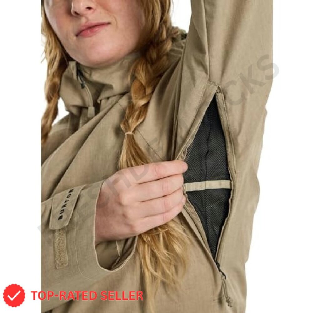 Waterproof Ski Jacket Breathable Shell Pit Zips F… - image 8